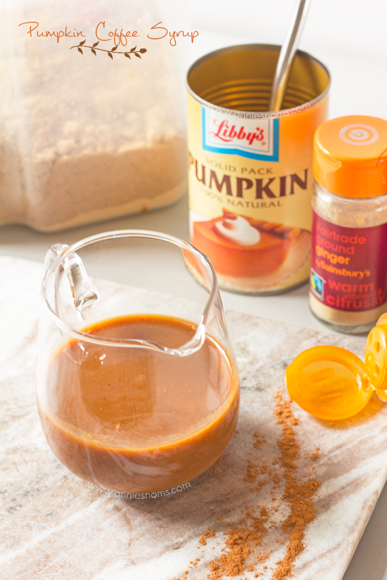 Pumpkin Coffee Syrup | Annie's Noms - This lightened up homemade pumpkin coffee syrup is so simple to make, yet packs a real flavour punch. It's the perfect syrup to make your very own pumpkin spice lattes at home!
