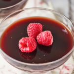 A layer of lightly spiced, creamy Panna Cotta topped with a homemade Raspberry and Beetroot Jelly makes this a simple, but festive dessert. Just perfect for Christmas!