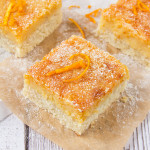My Orange Pie Bars are just perfect for when you want pie, but are short on time or don't want a whole slice! No waiting time, the pastry goes straight in to bake before being covered in a luscious, fresh, orange topping and being baked again. Fresh, simple and delicious!