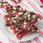 This Red Velvet Oreo Bark has two types of chocolate and a ton of crushed Oreo's, making an utterly divine, no-bake and easy to make Valentine's Day treat!
