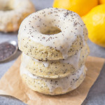 These baked Lemon Poppy Seed Doughnuts are light, crunchy and filled with lemony goodness! An easy, super tasty Spring bake everyone will love!