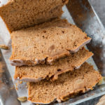 With chunks of pear, brewed Chai tea and spices; this Pear and Chai Loaf Cake is jam packed full of flavour. It’s the perfect way to enjoy your Chai tea!