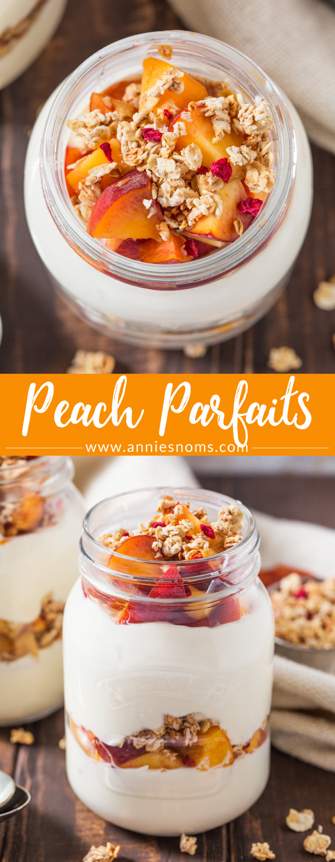 Peach Parfaits - Annie's Noms
