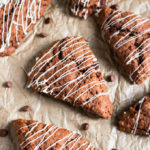 These mint chocolate scones are filled with gooey chocolate chips and plenty of mint flavour. The perfect festive breakfast that allows you to have chocolate for breakfast!