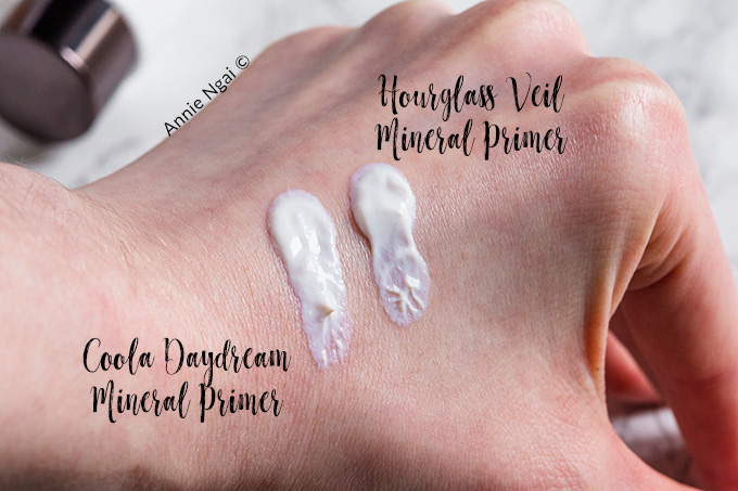 Hourglass Veil Mineral Primer VS Coola Daydream Mineral Primer - Which is best? | Annie's Noms