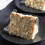 This light and tender Vanilla Poppy Seed Cake is simple to make and decorate! Perfect for birthdays and smaller crowds as it's sized down for 6!