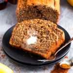 This Healthier Banana Bread is a guilt free way to use up those ripe bananas! Easy to make and just as tasty as the normal version, this will become a new favourite!