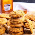 These Pumpkin Chocolate Chip Snickerdoodles are the perfect Autumn cookie made with spices, pumpkin and milk chocolate chips!