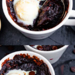 This Brownie in a Mug is dairy free and ready in under 5 minutes! Super rich, fudgy and decadent, it is the perfect single serving dessert!