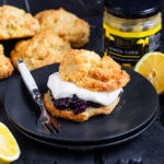 These Lemon Blueberry Shortcakes are the perfect Spring treat. Crumbly shortcake, fresh blueberry filling with sweetened lemon whipped cream.
