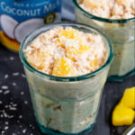These Pineapple Coconut Overnight Oats are creamy, filling and full of flavour. Desiccated coconut, coconut milk and chunks of pineapple make this one seriously delicious way to start the day!