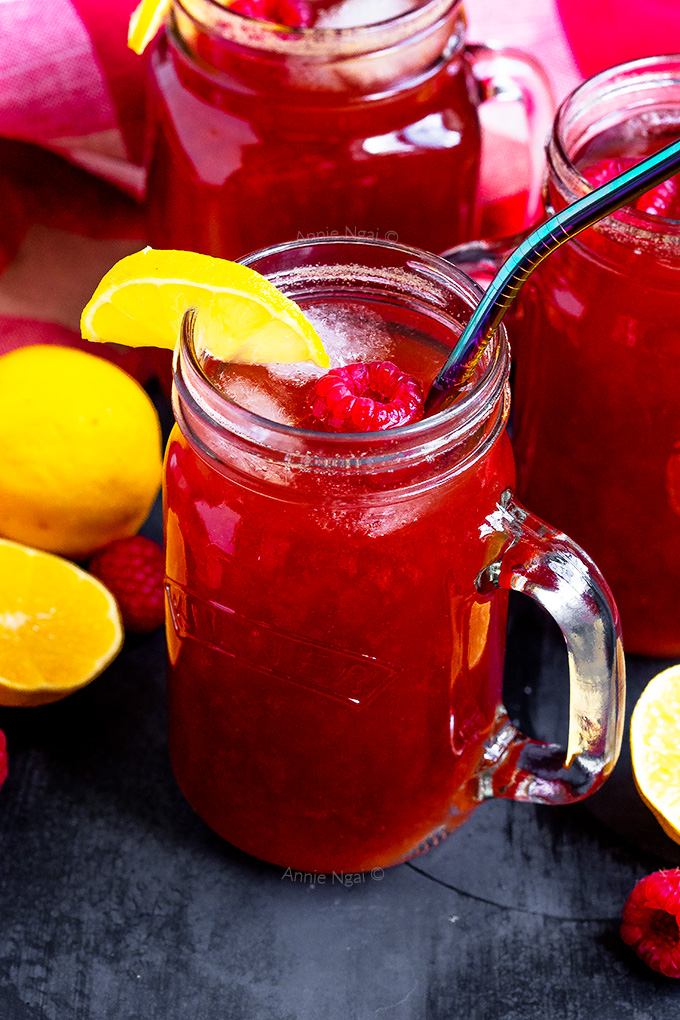 This refreshing Raspberry Lemon Iced Tea is so easy to make and tastes delicious. Homemade Lemon Iced Tea is already amazing, add in raspberries and you've got a dreamy combination!